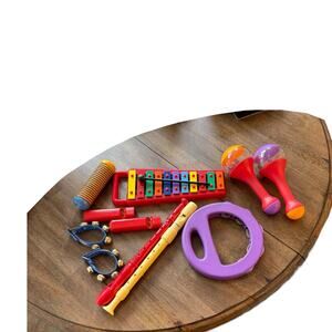 Lot of 8 Musical Instruments Toddler Fisher Price, Kindermusik, Horner, Battat